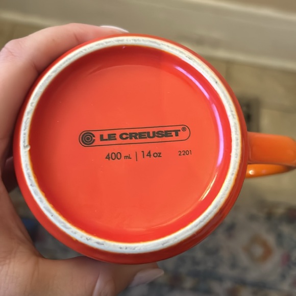 Orange 14oz Le Creuset Coffeee Mug - Picture 3 of 4